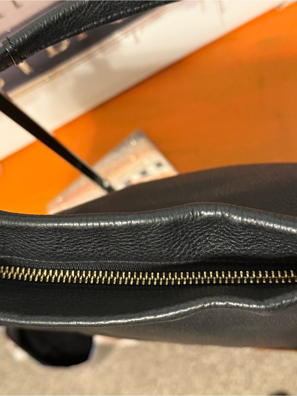 Coach Isabelle Black Pebbled Leather Hobo Bag - Picture 10 of 16